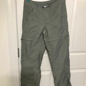 THE NORTH FACE Convertible Hiking Pant - Women's Size 4 Sage Green